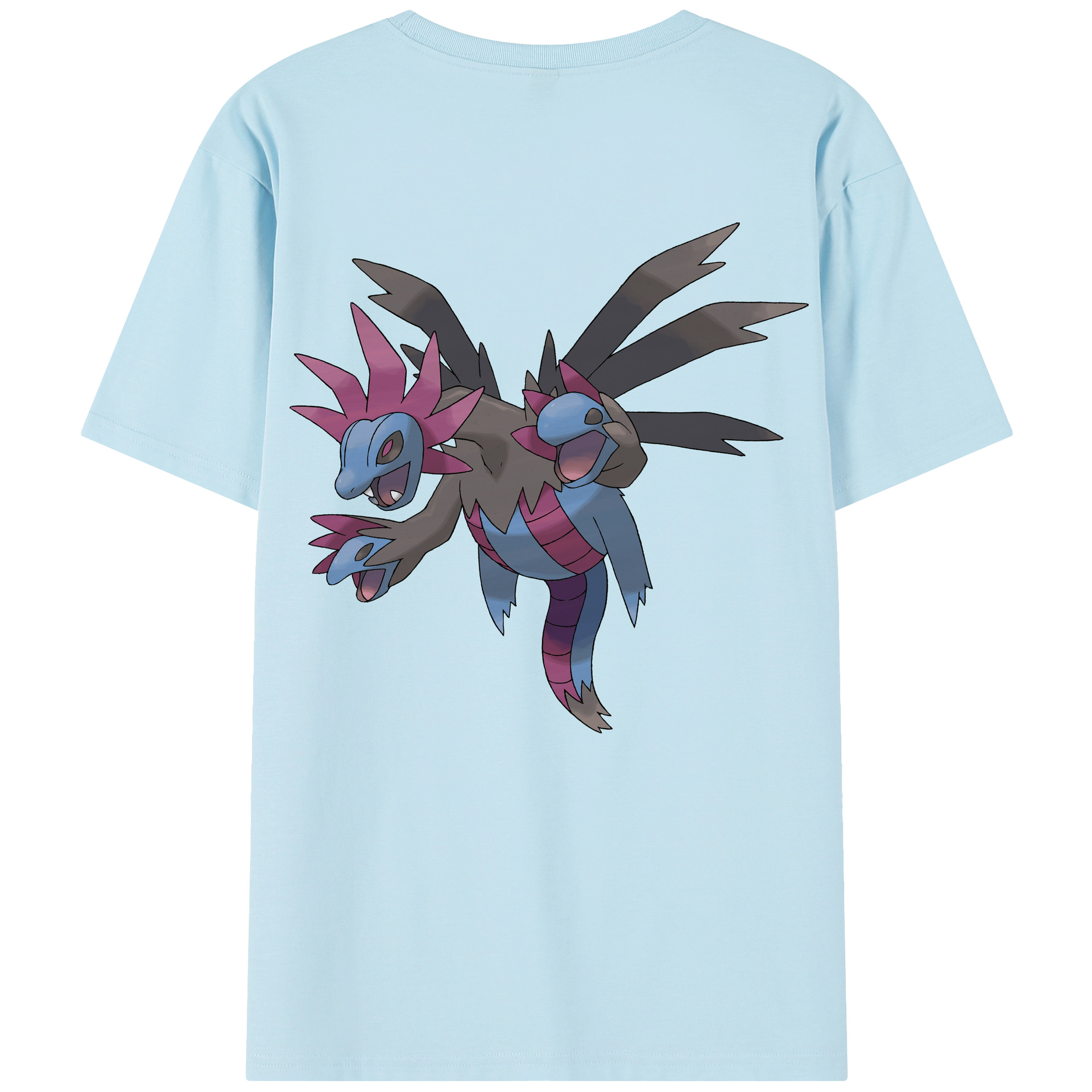 （画像用） ポケットモンスター Pokémon 綿100％半袖Tシャツ（背面プリント）